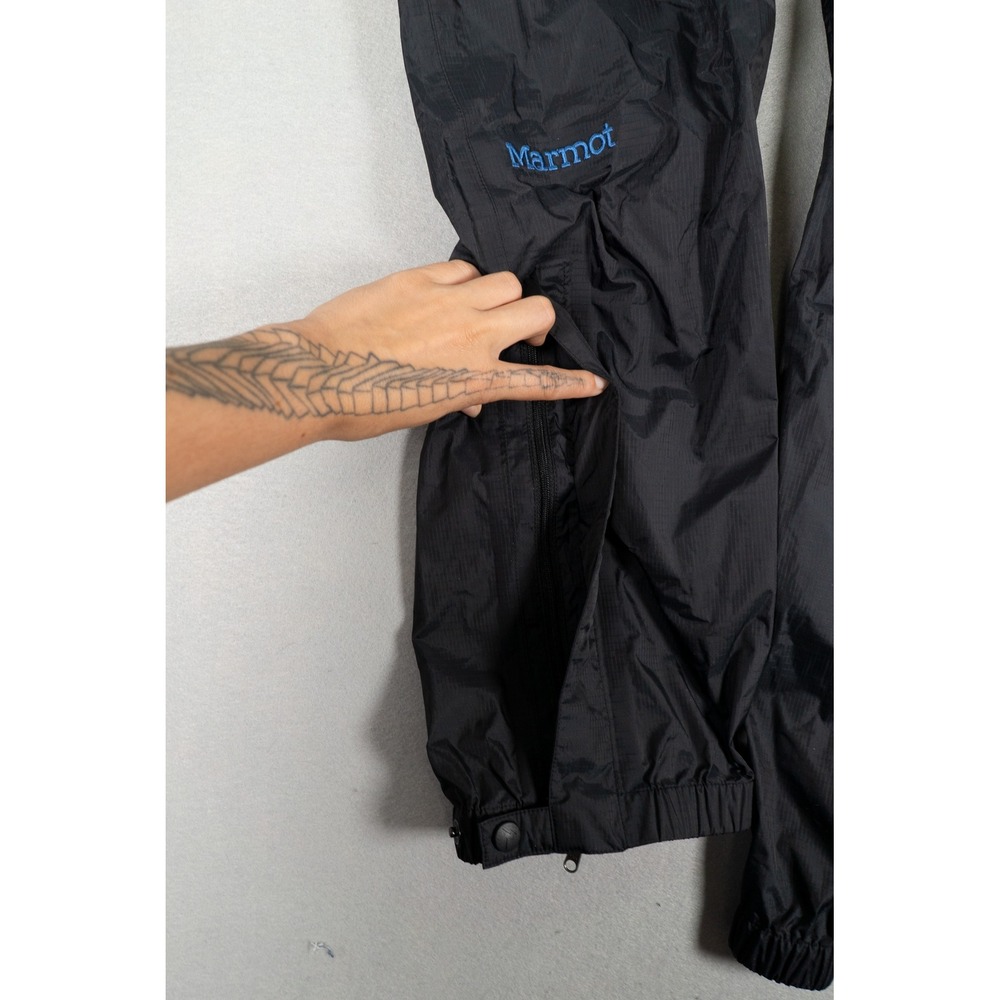 Marmot PreCip Eco Rain Pants Womens Medium Black Waterproof Hiking Trousers - Picture 10 of 11